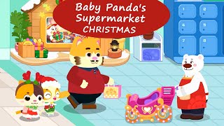 Baby Panda's Supermarket - Enjoy Christmas Shopping with the MeowMi Family! | BabyBus Games screenshot 2