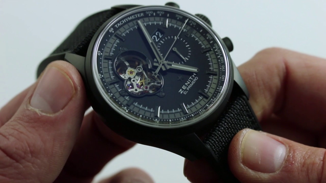 zenith el primero chronomaster night vision