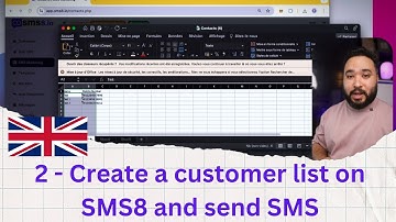 Create a customer list on SMS8 and send Bulk SMS using your own phone number easily