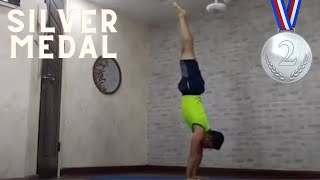 Silver Medalist Hossein Rahimi Shahvari Yoga Athletic Man Iran 2023