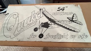 Vintage RC Airplane UNBOXING!!