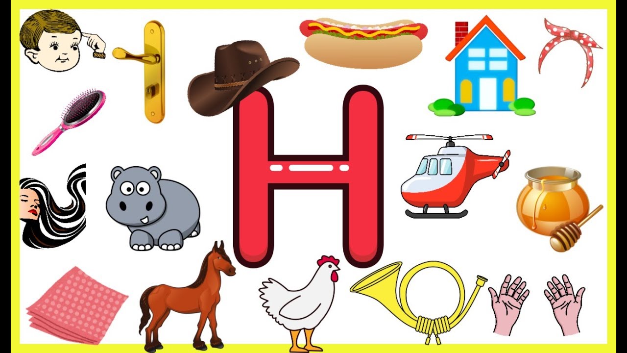 Letter H-Things that begins with alphabet H-words starts with H-Objects ...