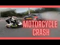 Car Crashes into Motorcycle - Yamaha R6 Crash