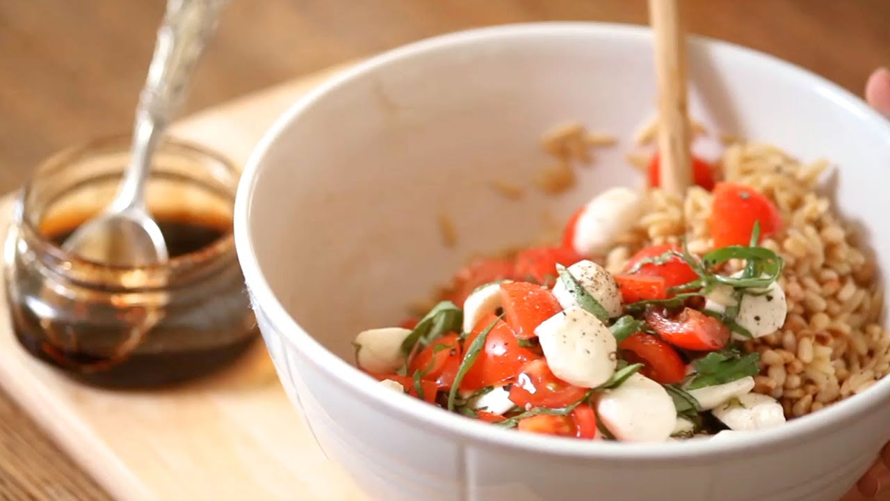 Caprese Pasta Salad With Toasted Pine Nuts Everyday Health YouTube