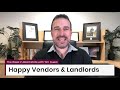 Happy Vendors & Landlords | 24 Aug 2020