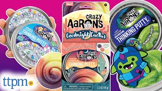 Crazy Aaron's Thinking Putty Goodnight Cactus, Kawaii Cute, and Lost Treasure Guardians