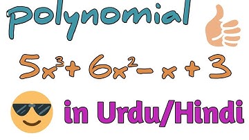 polynomials | in Urdu/Hindi