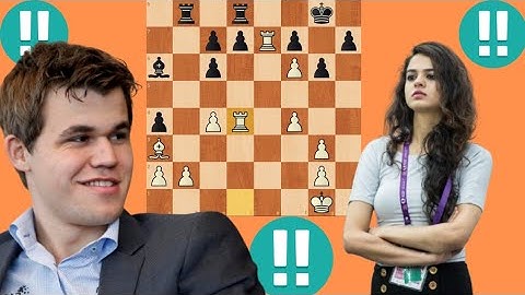 Super Hero Magnus carlsen vs Tania sachdev 23