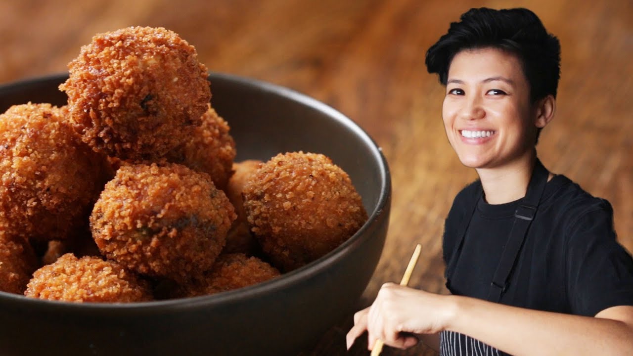 Watch As Jen Makes Japanese Miso and Mushroom Arancini For Pride Month | Tasty