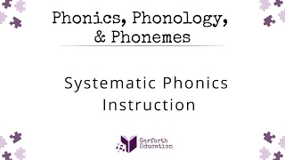 Celebrity Systematic Phonics Instruction Profile