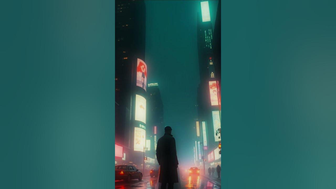 city lights #ai #aigenerated #aianime #light #city #future