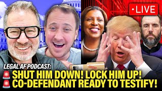 LIVE: Trump THREATS Backfire as Prosecutors TAKE HIM DOWN | Legal AF