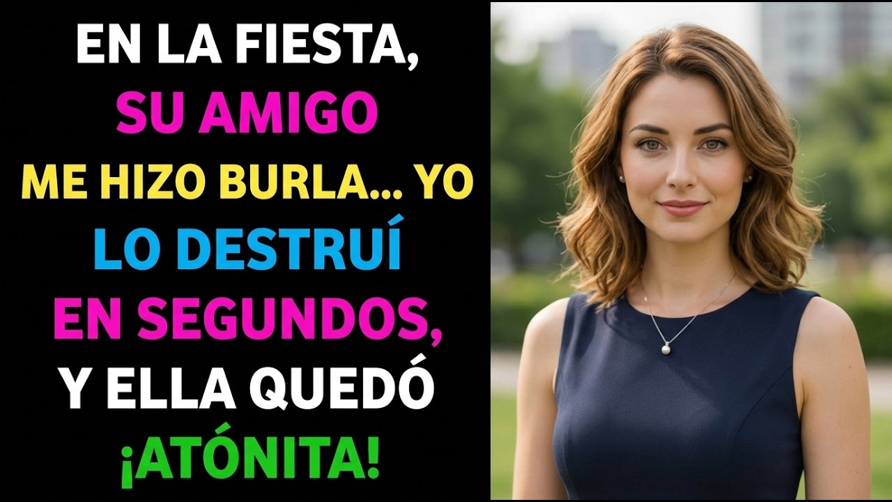 Me humilló frente a ella y se arrepintió al instante