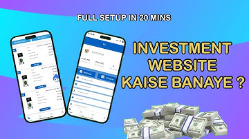 Investment website kaise banaye | How to make investment website