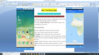 Bus tracking Android App screenshot 1