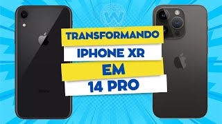 Transformando iPhone XR no iPhone 14 PRO - Turning iPhone XR into iPhone 14 PRO