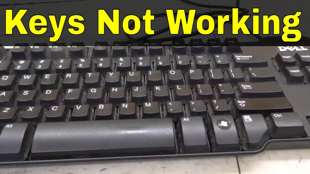 Computer Keyboard Keys Not Working-How To Fix It Easily-Tutorial - YouTube
