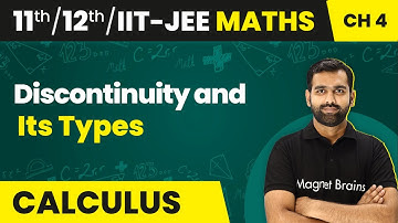 Discontinuity & Its Types - Continuity and Differentiability | Class 11/12/IIT-JEE Maths Ch 4 | 2024