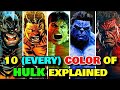 significado los diferentes tipos de colores HULK #serial #marvelstudios #marvelcomics #marvelrivals