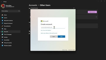 របៀបបង្កើត User account cocked account and admin windows 11