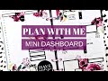PLAN WITH ME | Mini Dashboard Happy Planner | January 6-12, 2020