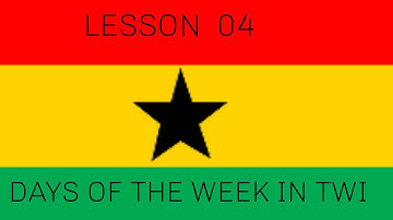 Twi vocaburary/Days of the week in twi/Learn twi/Twi language basics/Twi lessons/How to learn twi/