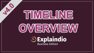 Explaindio 4 0 Timeline Overview