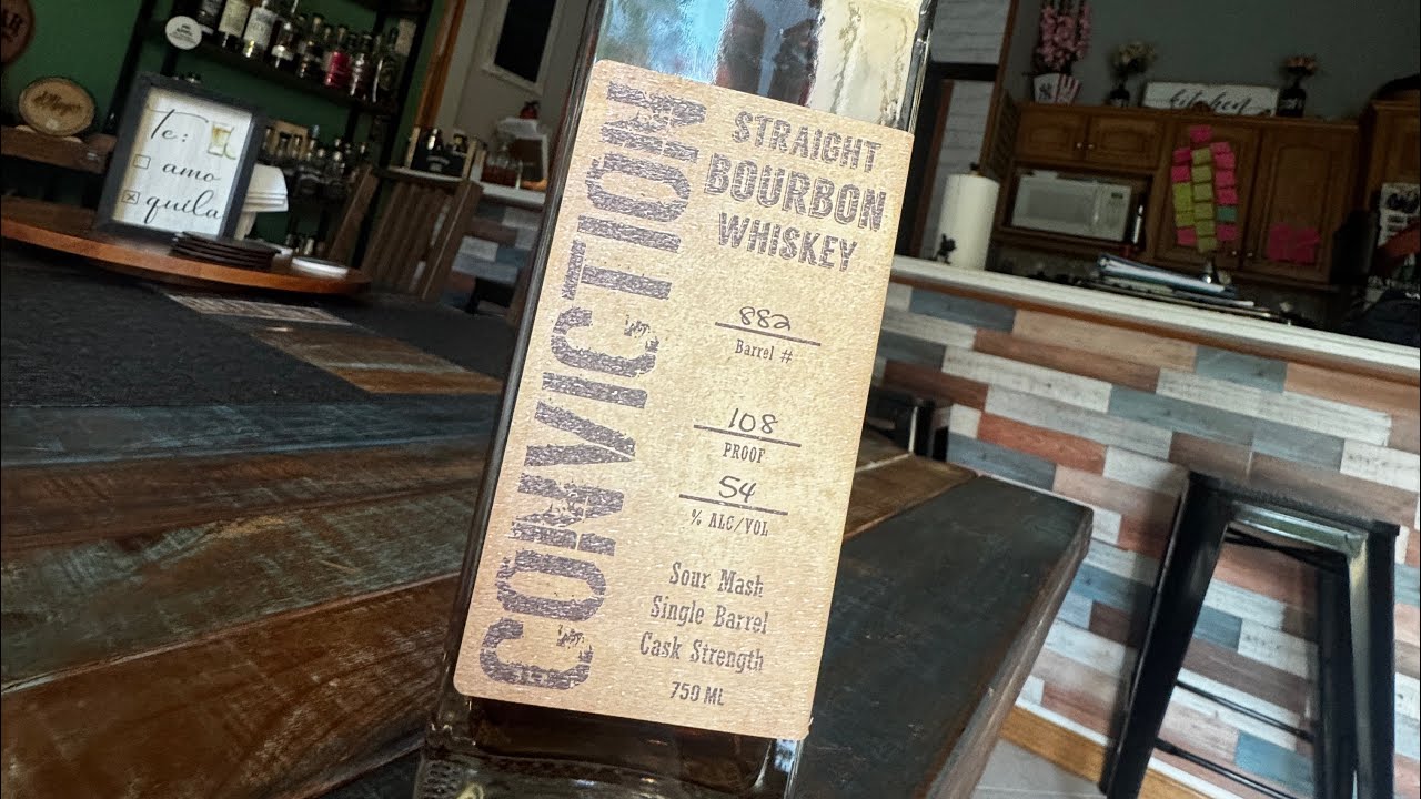 Conviction Small Batch Bourbon from Mount Pleasant, North Carolina