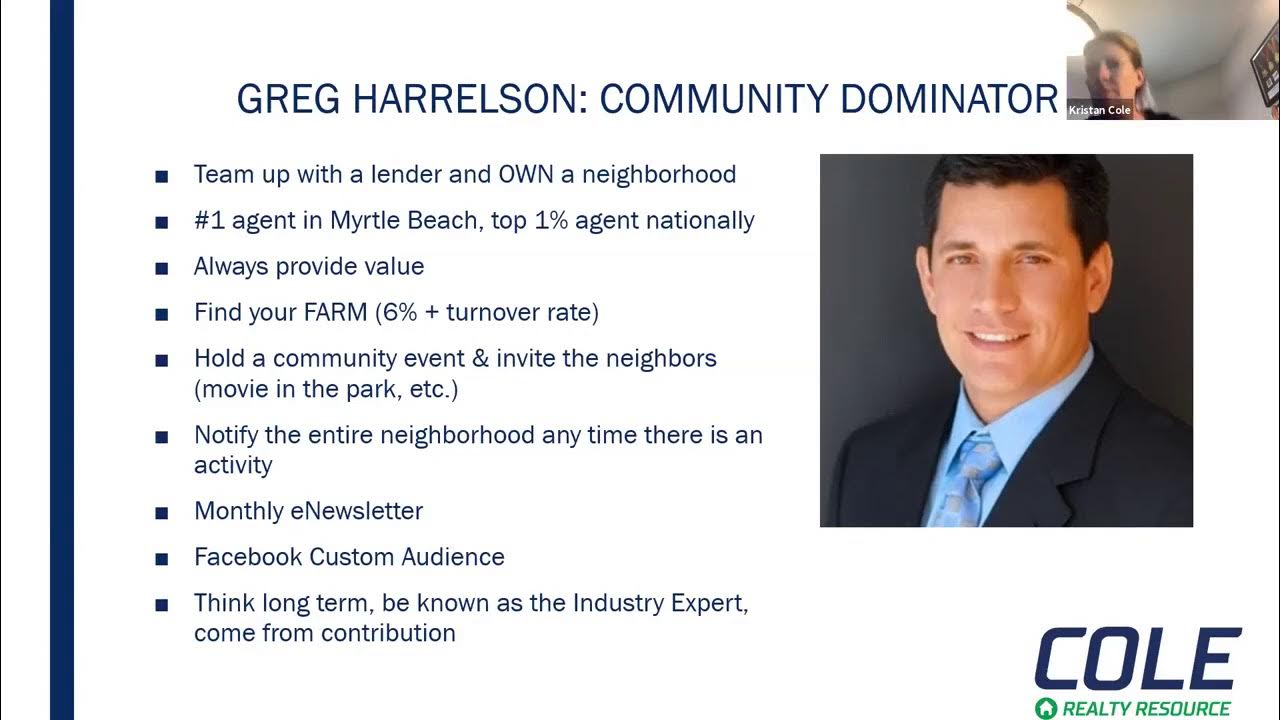 Hyperlocal Prospecting inar Cole Realty Resource YouTube