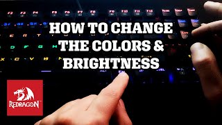 REDRAGON Keyboard: How to Change Colors & Brightness screenshot 2