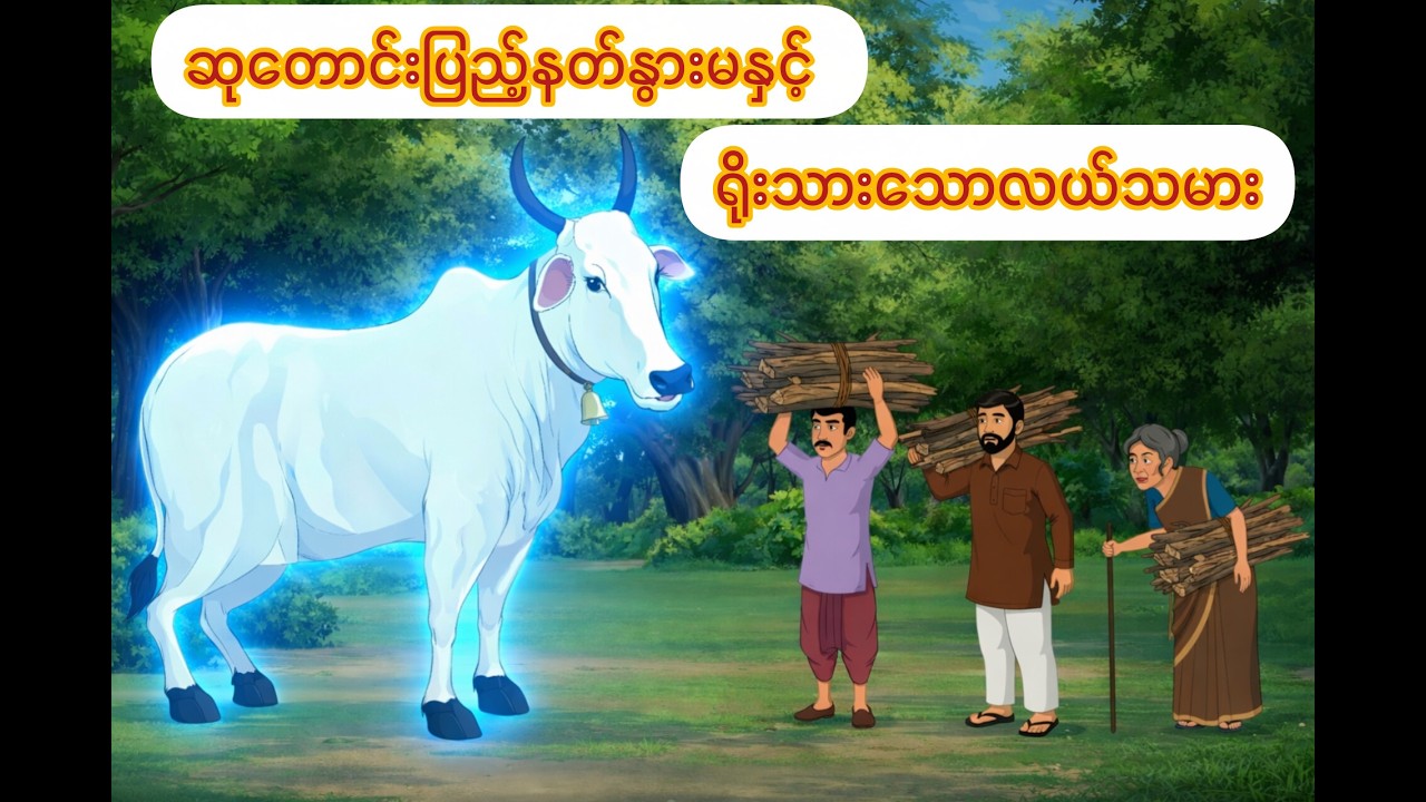 ဆုတောင်းပြည့်နတ်နွားမနှင့် ရိုးသားသောလယ်သမား