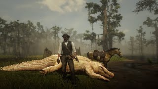 The Legendary Bull Gator Vs One Dynamite Arrow, In 4K Red Dead Redemption 2