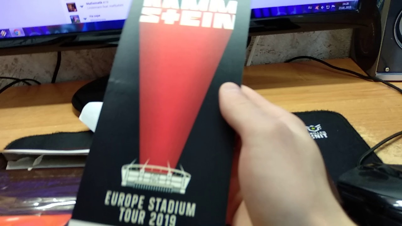 Обзор Билета на Rammstein 2019 EUROPE STADIUM TOUR - YouTube