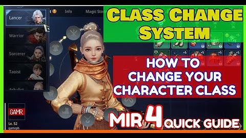 MIR4 Class Change System: How to Change your Character Class in MIR4