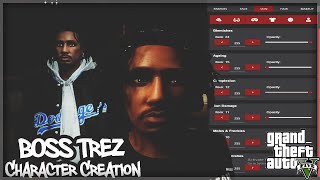 GTA 5 - Montrez Boone aka Boss Trez Character Creation Zone3RP Server #PC