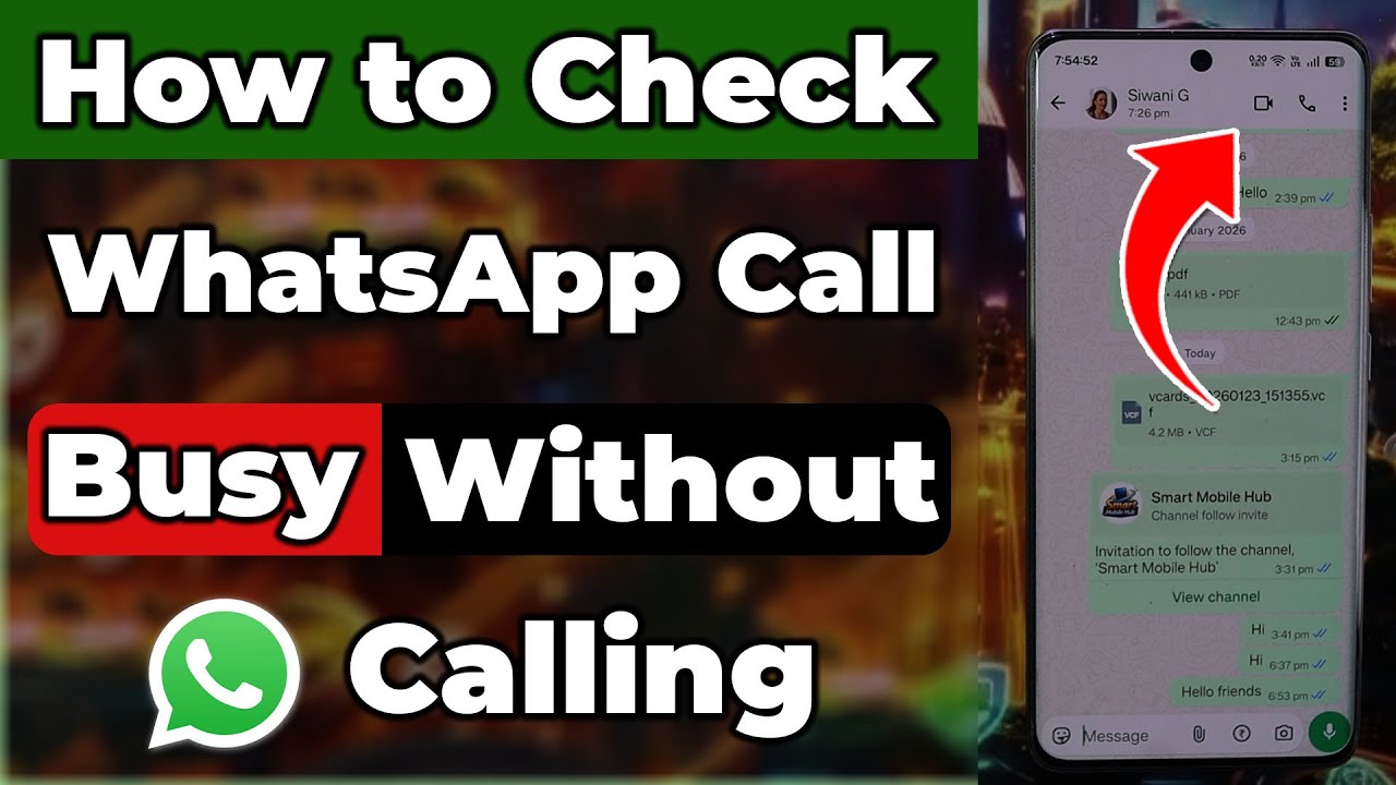 How to check WhatsApp call busy without calling | How to know WhatsApp ...