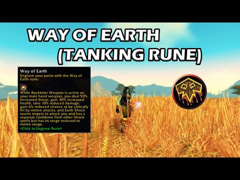 How To Get Way Of Earth Shaman Rune | Wow Season Of Discovery