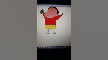 Draw Shinchan Using Python turtle 🐢 । #python #shinchan #pythongraphics #shorts  #shortsfeed