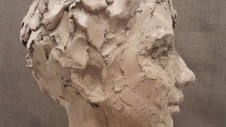 process sculpting.  modelage en argile. clay portrait