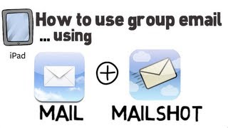 Video description: remember mailing lists and distribution lists? how
does this work on the ipad? you can setup groups in icloud.com, add
individual contacts...
