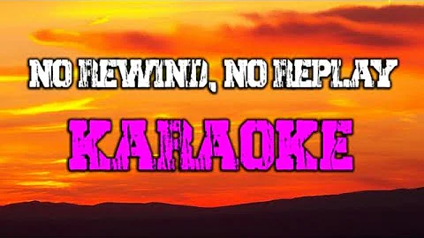 Ian Veneracion - No Rewind No Replay (KARAOKE) Lyrics