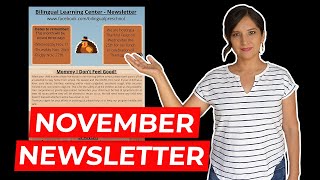 November Newsletter Home Daycare Provider Ideas & Tips