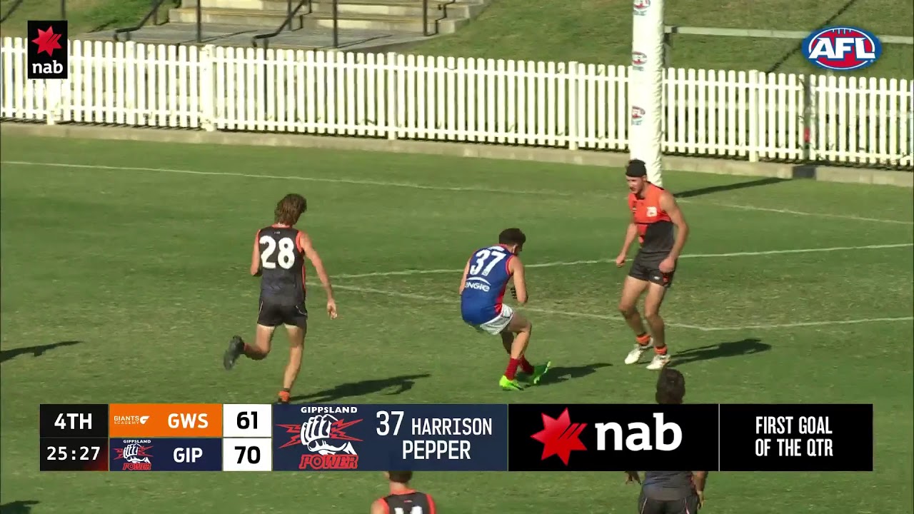 NAB LEAGUE 2019: Round 5 - Giants Academy v Gippsland (Full Game)