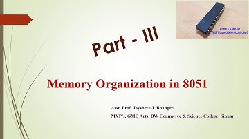 Memory Organization in 8051 Microcontroller