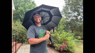 Premium Travel Umbrella - Windproof & Compact for Men & Women, Automatic Open Close, Fits in Purse L