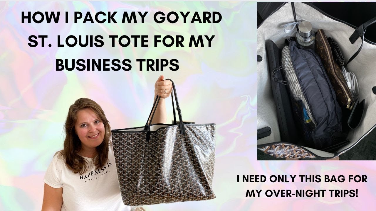 HOW I STORE MY LOUIS VUITTON Neverfull + GOYARD St. Louis