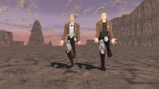[SnK MMD] Fireflies (Erwin, Reiner)