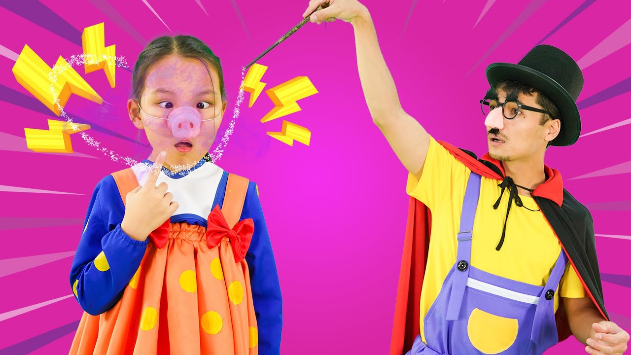 Funny Face Puzzle Play Song + The Witch Dance Face Puzzle | Kids Songs & Nursery Rhyme | Hokie Pokie