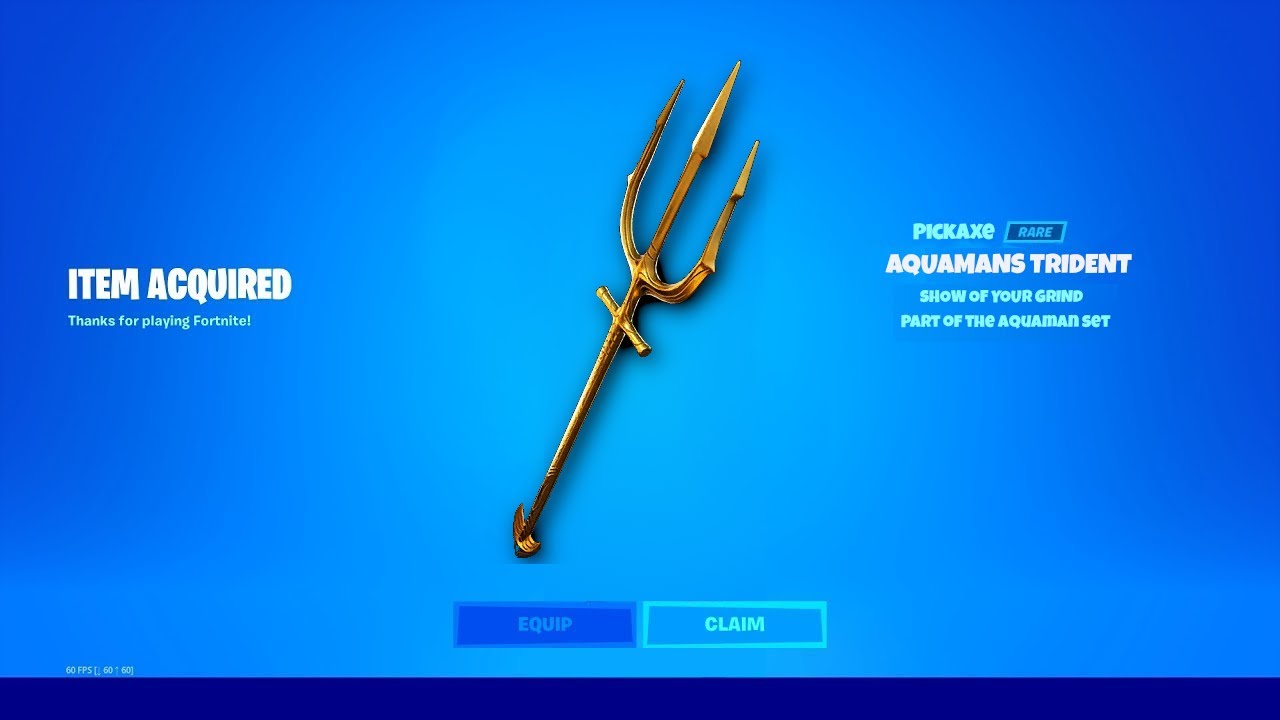 How To Get Aquamans Trident in Fortnite Week 5!! - YouTube