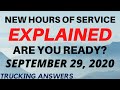 New Hours of Service Changes Explained | Trucking Answers
